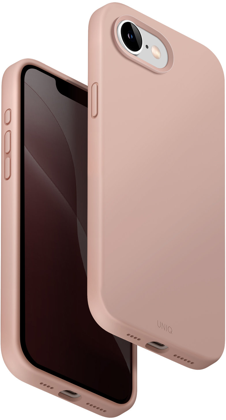 Uniq Чехол LINO MagSafe для iPhone 16e, розовый