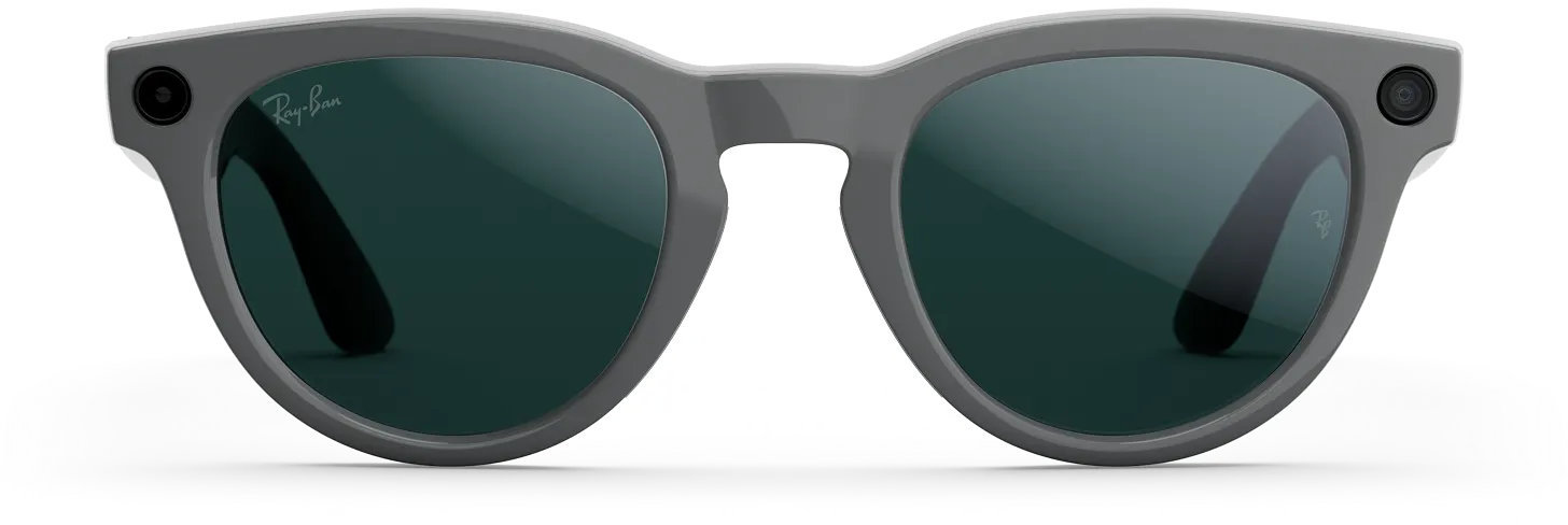 Умные очки Ray-Ban Gen 2 Headliner High Bridge Emerald Transitions, Shiny Asteroid Grey