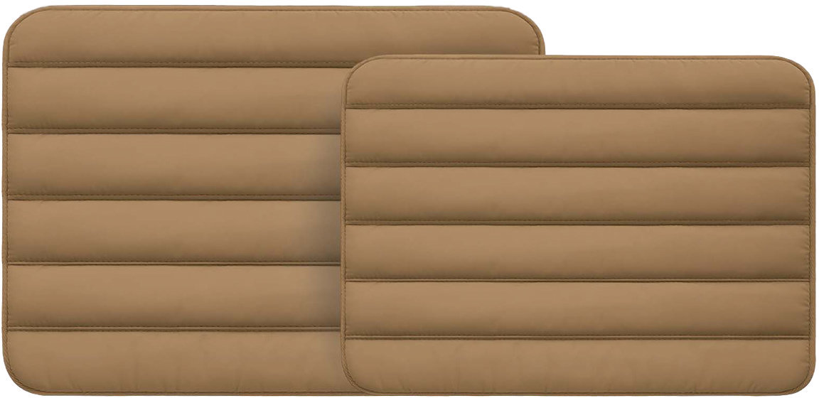 Чехол-конверт Bustha Puffer для Macbook Air/Pro 13"/14", нейлон, бежевый Фото-3