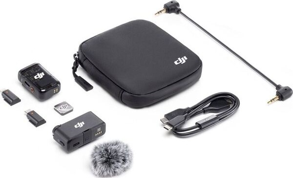 Микрофон DJI Mic 2 Wireless Kit (1TX+1RX), черный DJIMIC200S - фото 5