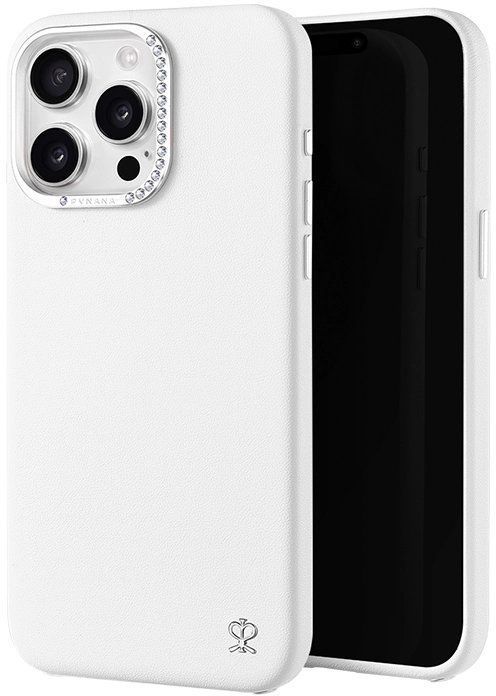 Чехол PYNANA Starry Series MagSafe для iPhone 16 Pro, белый Фото-3