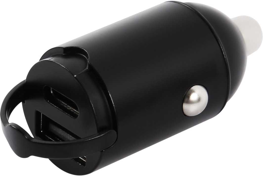 Автомобильное зарядное устройство moonfish USB+USB-C, PD, 45Вт, черный Фото-3