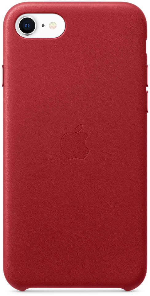Чехол для iPhone SE, кожа, (PRODUCT)RED