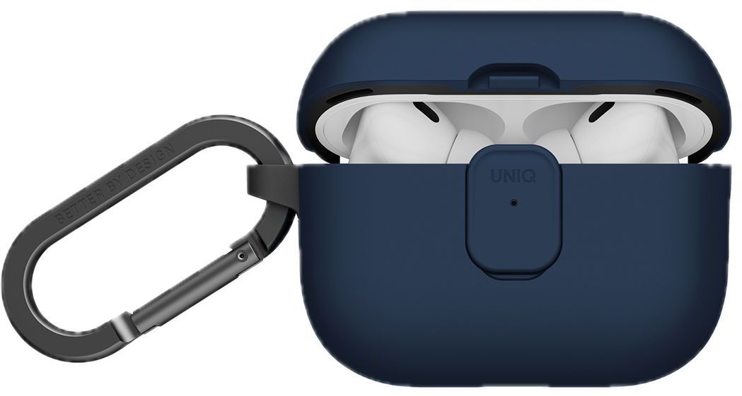

Чехол Uniq Clyde для AirPods Pro 3, синий, Чехол Clyde для AirPods Pro 3, синий