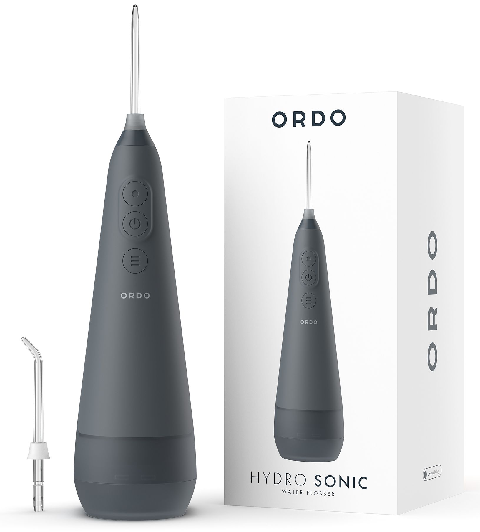  ORDO Ирригатор Hydro Sonic Water Flosser, темно-серый