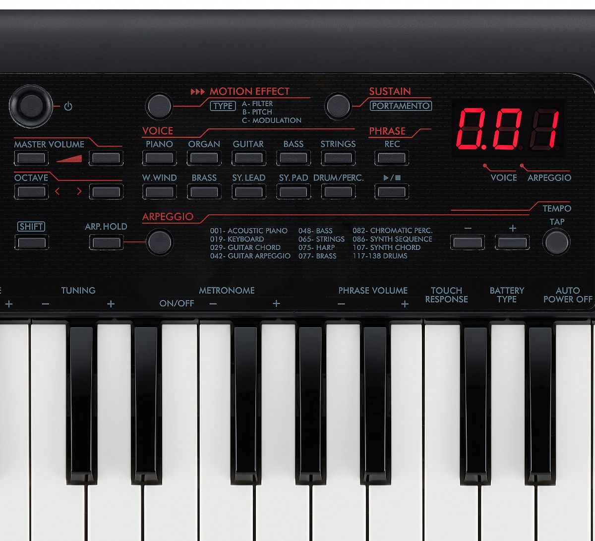 Синтезатор Yamaha PSS-A50, черный Вид№3