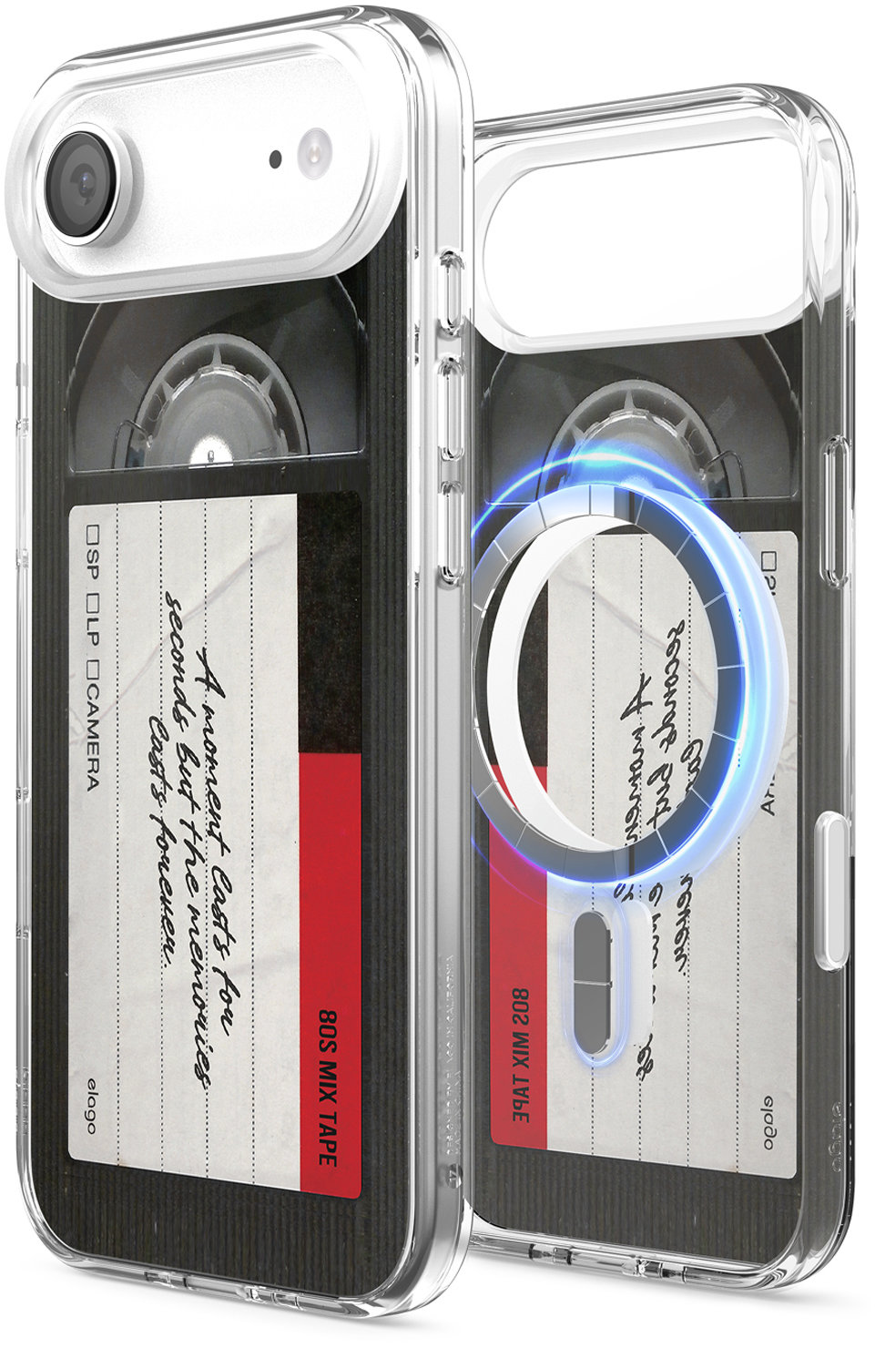 

Чехол Elago Magnetic Unique Betacam для iPhone Air, MagSafe, прозрачный, Чехол Magnetic Unique Betacam для iPhone Air, MagSafe, прозрачный