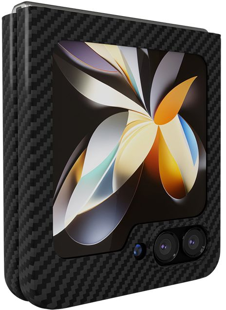 Чехол VLP Kevlar Case для Z Flip5, черный Фото-4