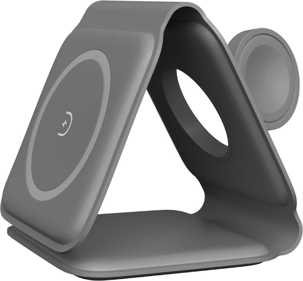 

Беспроводное зарядное устройство moonfish 3в1, 15 Вт, серый, Беспроводное зарядное устройство 3в1, 15 Вт, серый