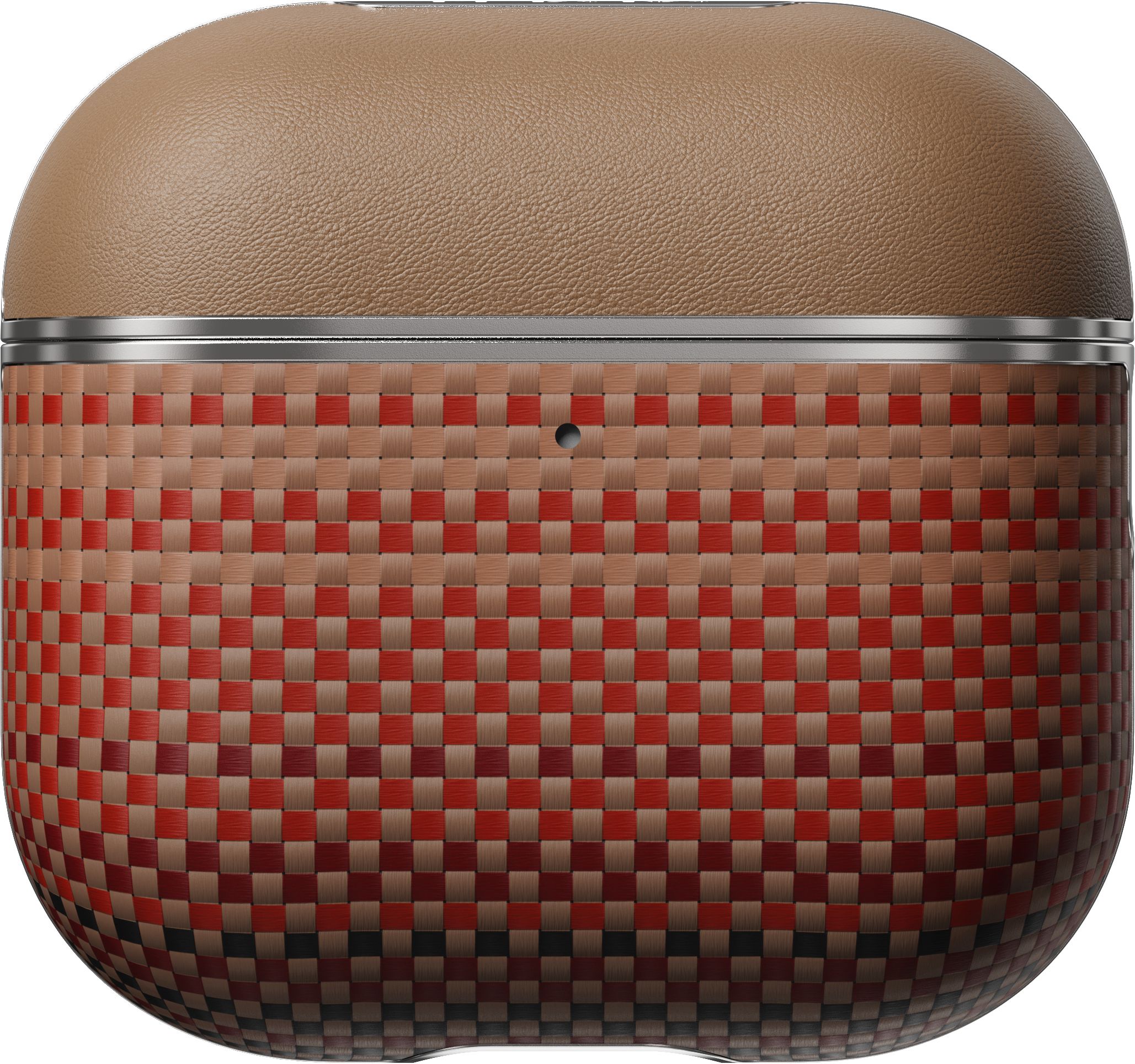 

Чехол Pitaka для AirPods 4, кевлар, коричневый, Чехол для AirPods 4, кевлар, коричневый