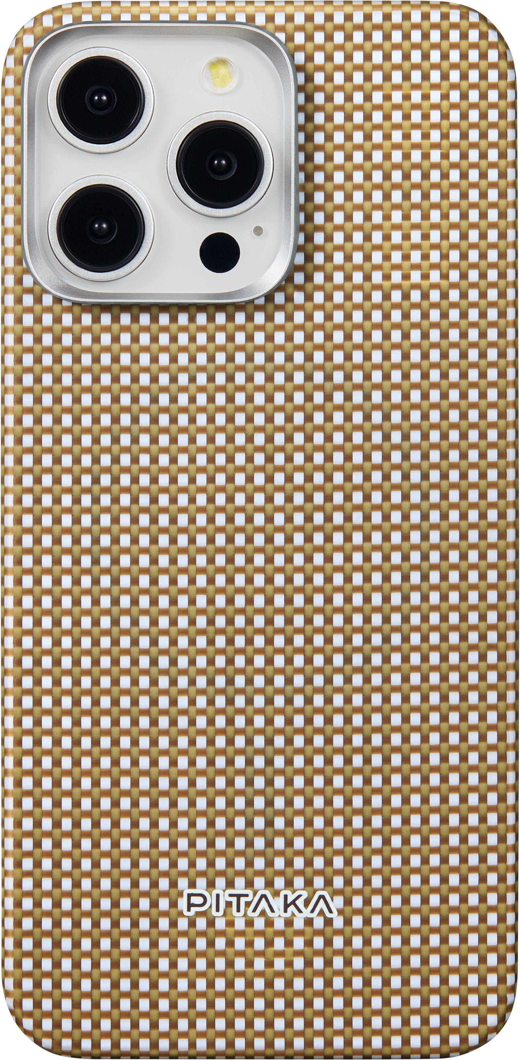 

Чехол Pitaka Canyon MagEZ Case 5 для iPhone 15 Pro Max, кевлар, бежевый, Чехол Canyon MagEZ Case 5 для iPhone 15 Pro Max, кевлар, бежевый