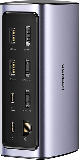 

UGREEN Док-станция USB-C Multifunction Docking Station Pro, серый