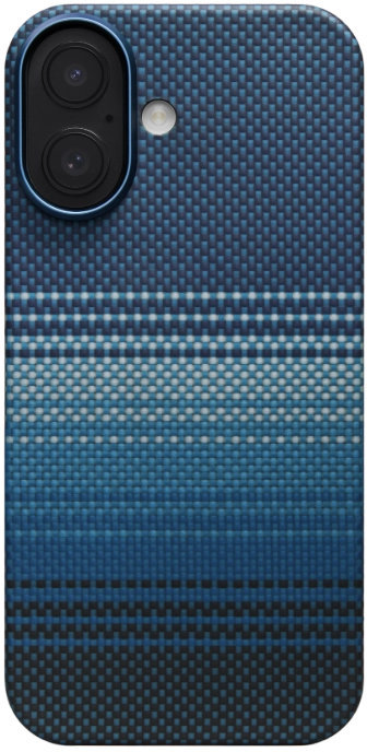 

Чехол Pitaka Slim Case Moonrise для iPhone 17, синий, Чехол Slim Case Moonrise для iPhone 17, синий