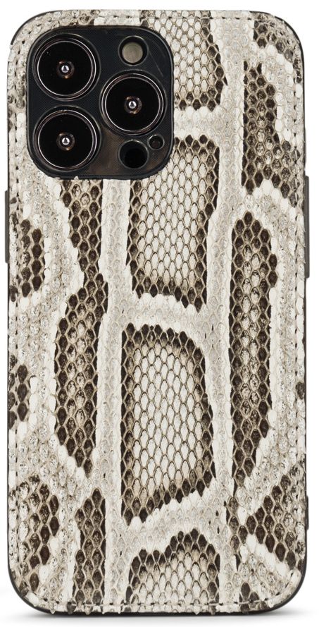 

Marcel Robert Чехол Louis для iPhone 15 Pro Max, питон, бежевый/коричневый