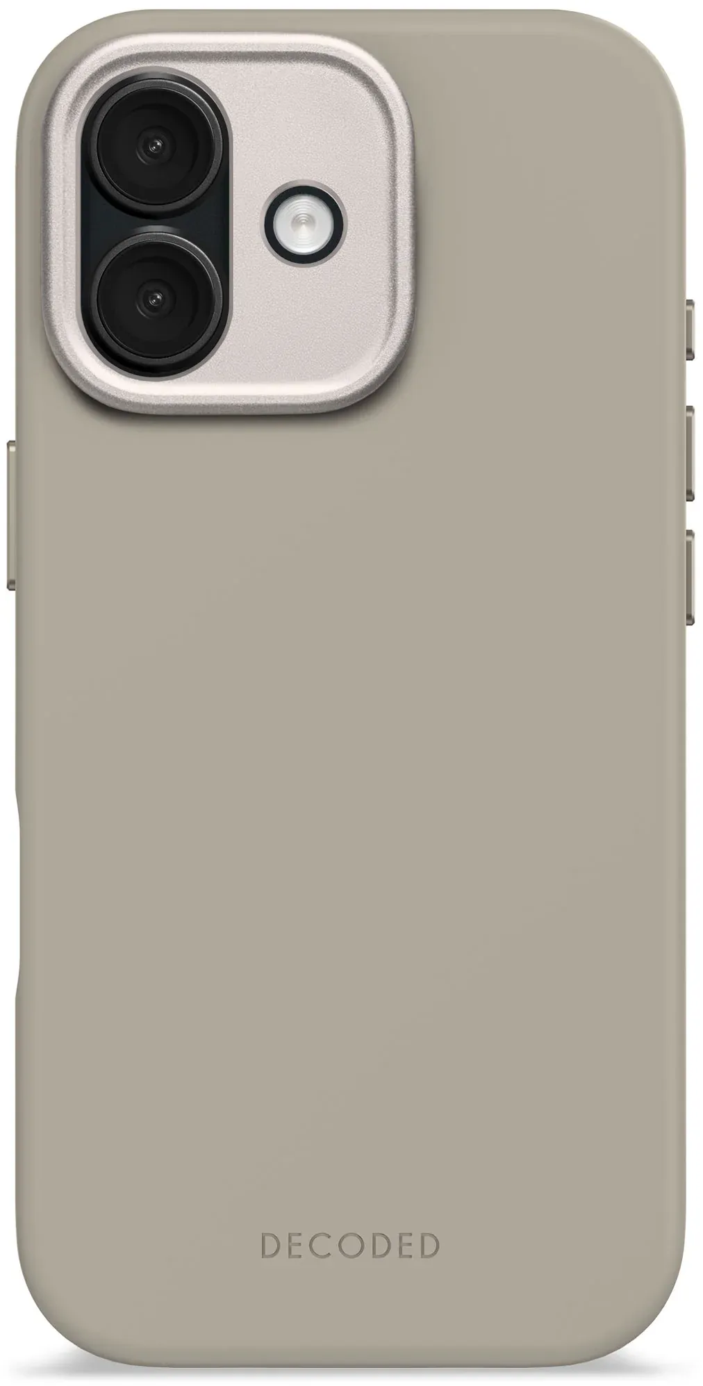

Чехол Decoded Silicone Case Soft Taupe для iPhone 17, силикон, серо-коричневый, Чехол Silicone Case Soft Taupe для iPhone 17, силикон, серо-коричневый