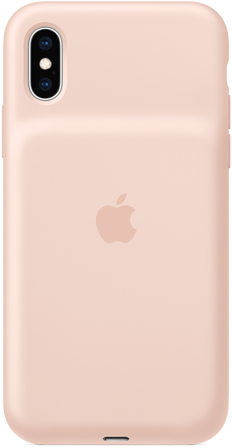 

Apple Чехол Smart Battery для iPhone XS, «розовый песок»