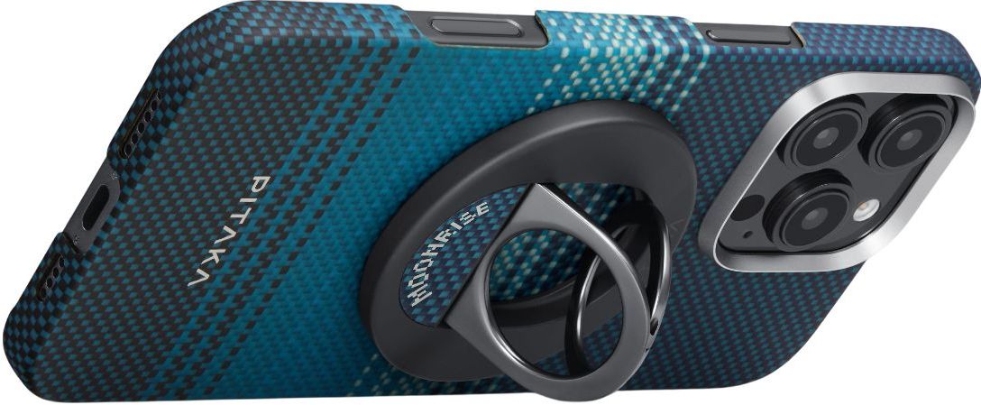 Магнитный держатель Pitaka Moonrise MagEZ Grip 3 с NFC, синий Фото-9