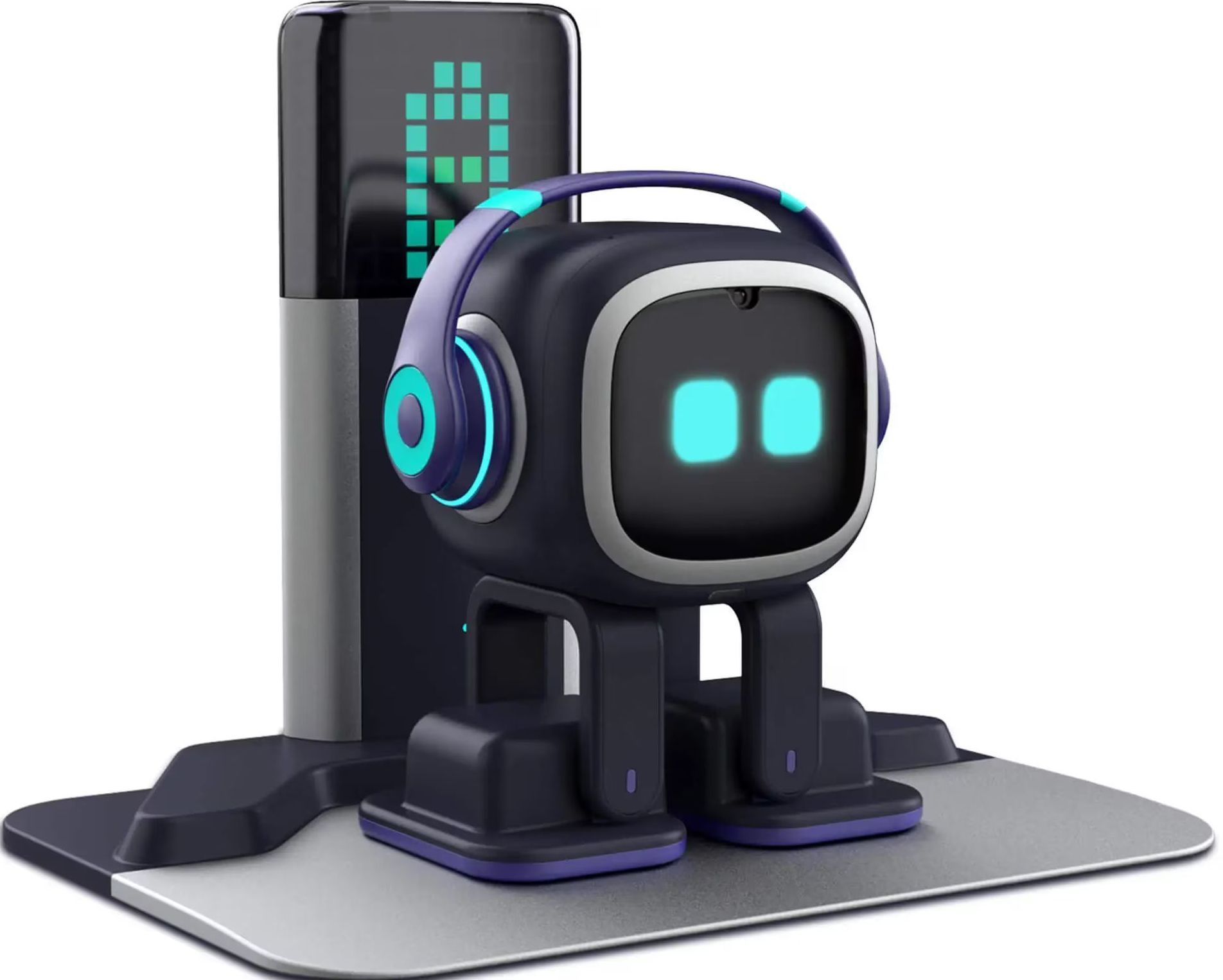 

Робот умный LIVING.AI ЕМО Go Home, графит, Робот умный ЕМО Go Home, графит