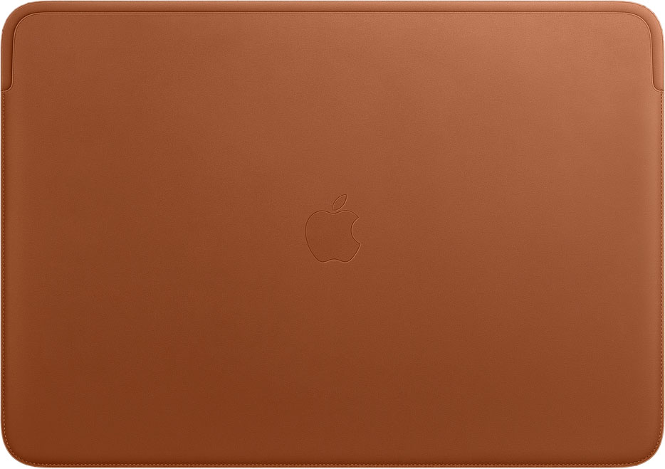 Чехол Leather Sleeve MacBook Pro 16", золотисто-коричневый