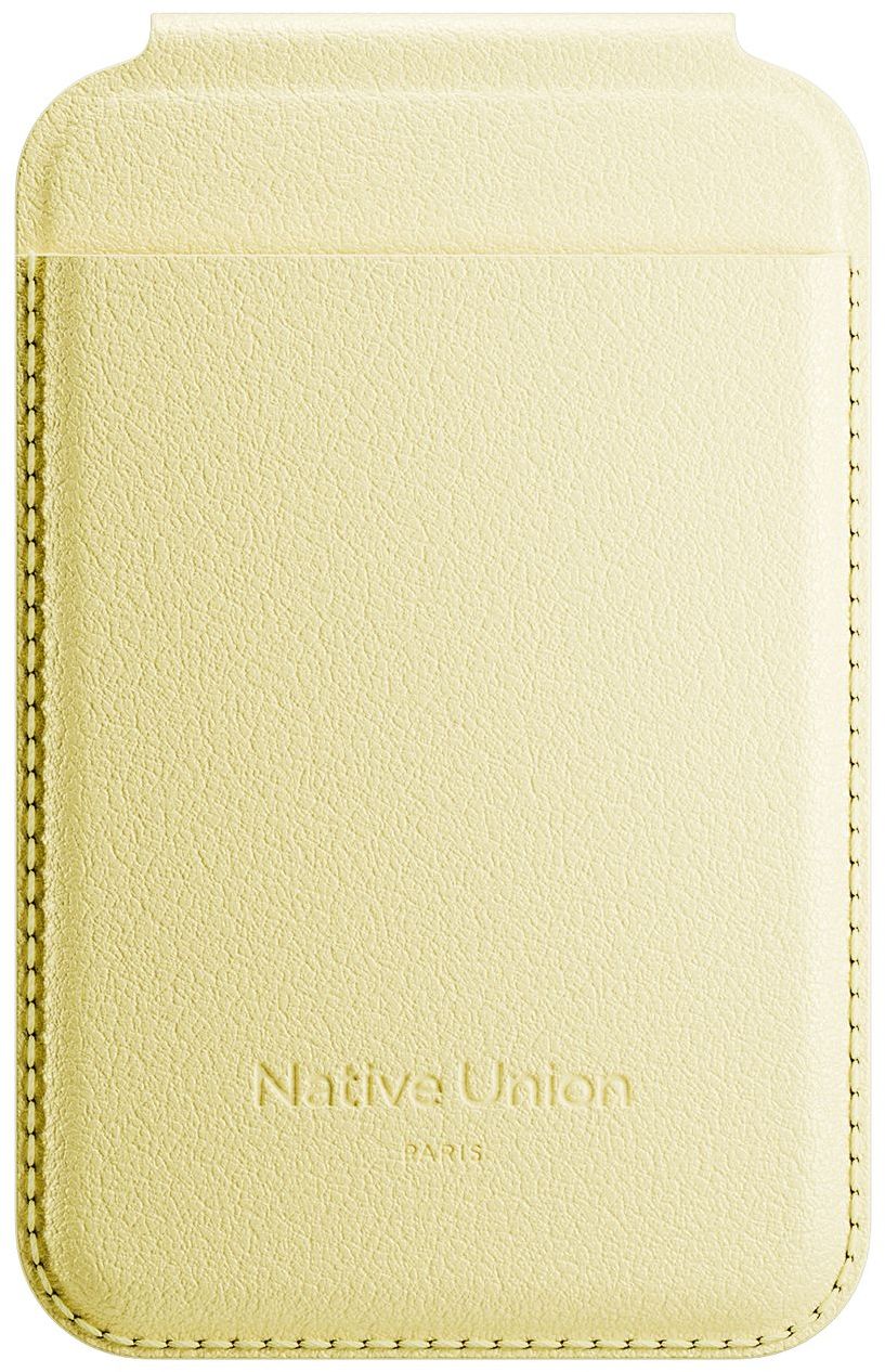 Чехол-бумажник Native Union Active Wallet Stand, лимон