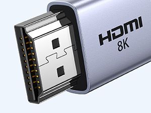 Кабель UGREEN HD164 micro-HDMI - HDMI, 8k, 2 м, cерый космос Вид№2