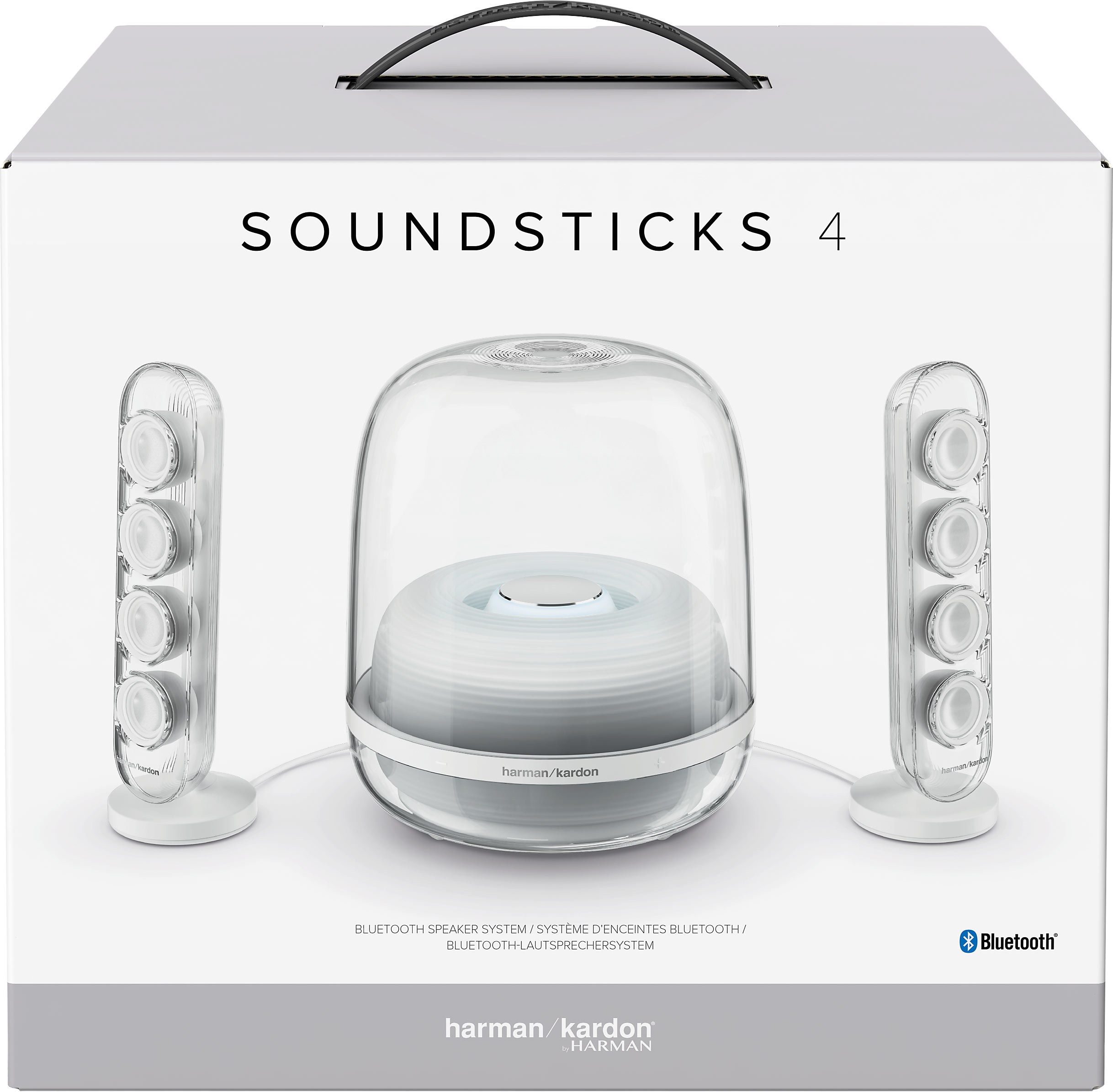 Купить Акустическая система Harman Kardon SoundSticks 4, белый - цена ...