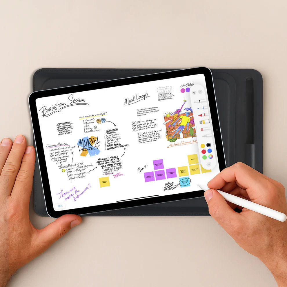 Чехол Pipetto для iPad 10.9 (2022)/11 (2025) Ultra Slim Sleeve, черный