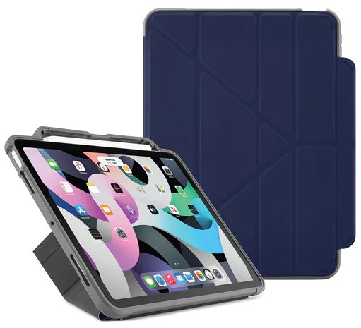 Чехол Pipetto для iPad Air 10.9" (2022) Origami No2 Pencil Shield Case, темно-синий