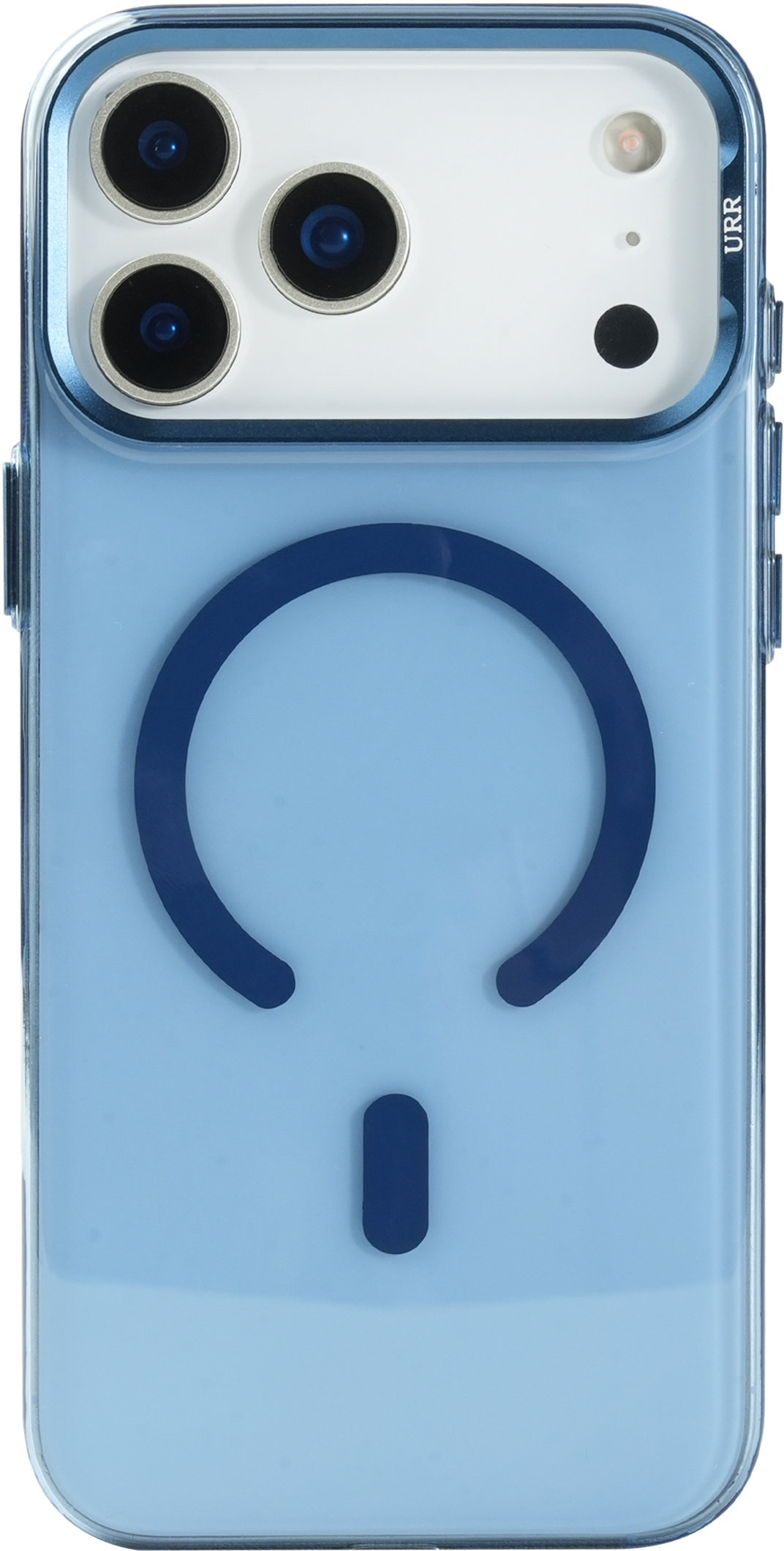 

Чехол URR RAINBOW Crystal Magnetic Case для iPhone 17 Pro Max, синий, Чехол RAINBOW Crystal Magnetic Case для iPhone 17 Pro Max, синий