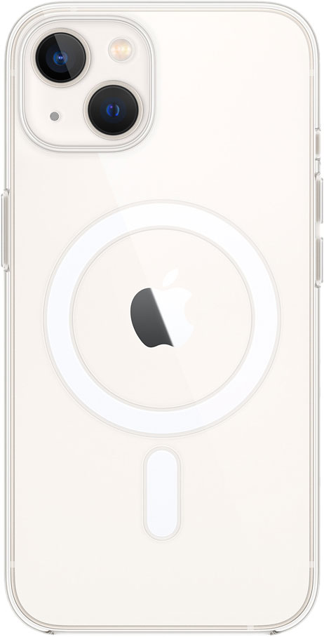 

Apple Чехол MagSafe для iPhone 13 поликарбонат, прозрачный