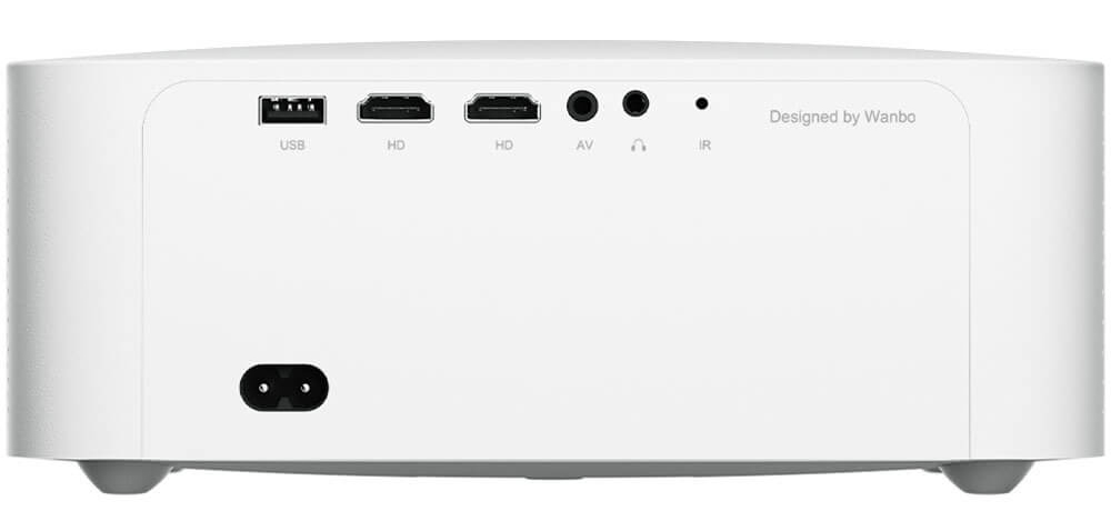 Проектор портативный Wanbo Projector X2 Max, Белый Фото-7