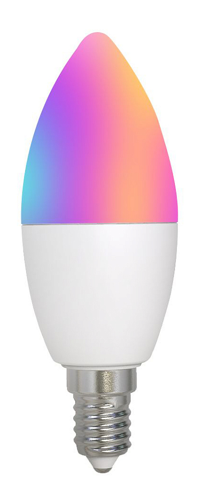 

Лампочка умная MOES Wi-Fi LED Bulb E14 (RGB+CW) 6W, Белый, Лампочка умная Wi-Fi LED Bulb E14 (RGB+CW) 6W, Белый