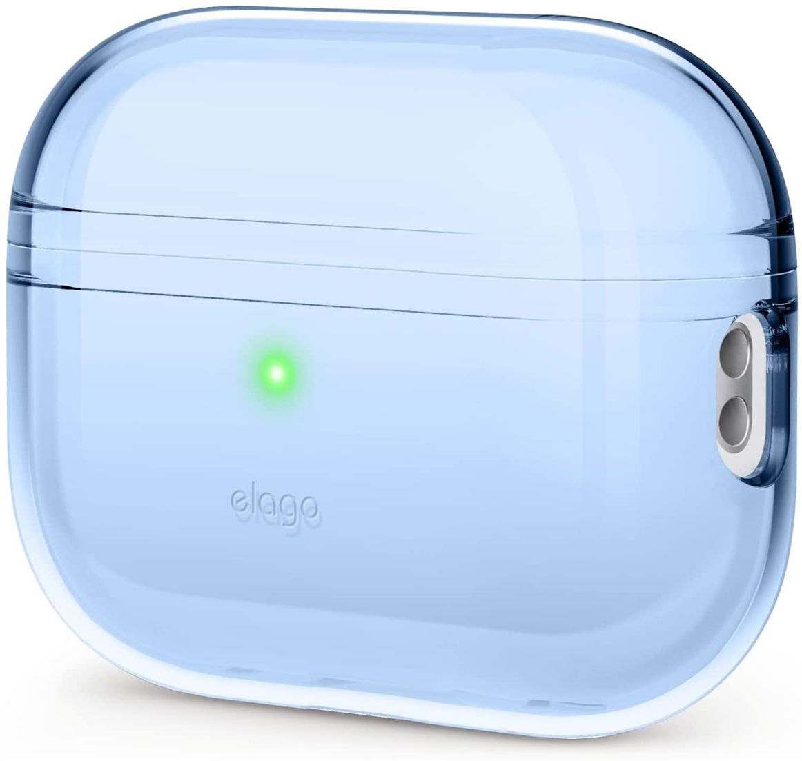 

Чехол Elago Clear Aqua Blue для AirPods Pro 2, синий, Чехол Clear Aqua Blue для AirPods Pro 2, синий