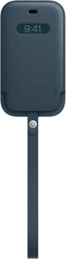 Чехол-конверт MagSafe для iPhone 12 mini, кожа, «балтийский синий»