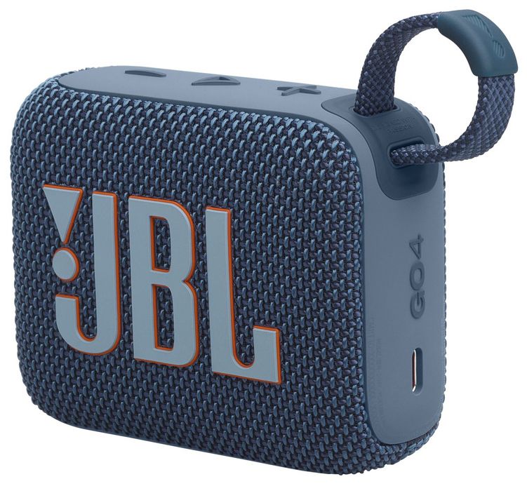 Акустика портативная JBL Go 4, синий JBLGO4BLU - фото 2