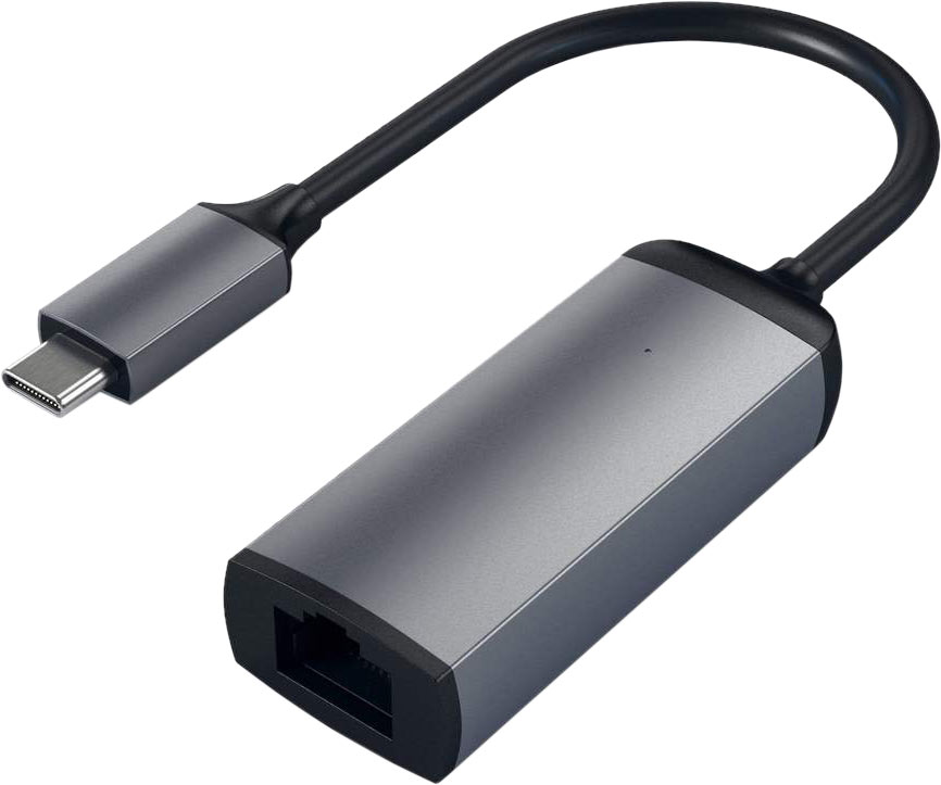 

Адаптер Satechi USB-C - Ethernet, серый космос, «серый космос», Адаптер USB-C - Ethernet, серый космос