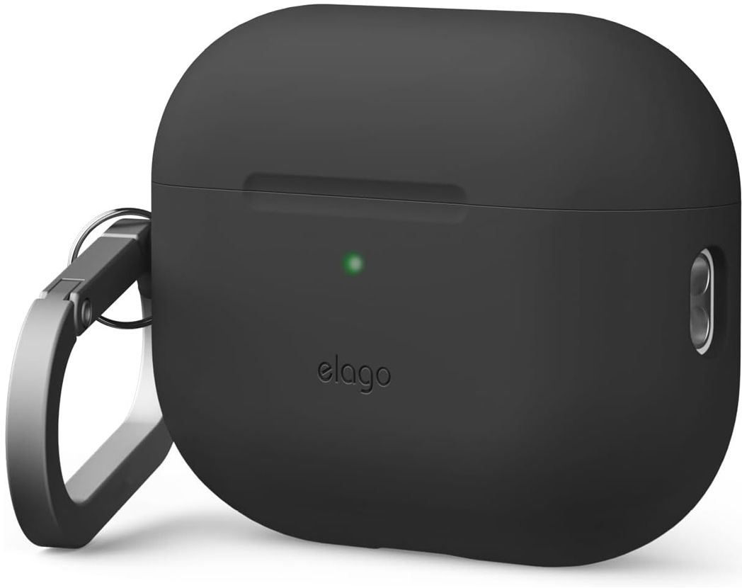 

Чехол Elago Silicone Hang Black для AirPods Pro 3, силикон, черный, Чехол Silicone Hang Black для AirPods Pro 3, силикон, черный