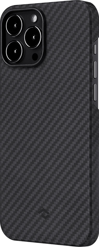 

Pitaka Чехол MagEZ 2 для iPhone 13 Pro, кевлар, черно-серый, Черный