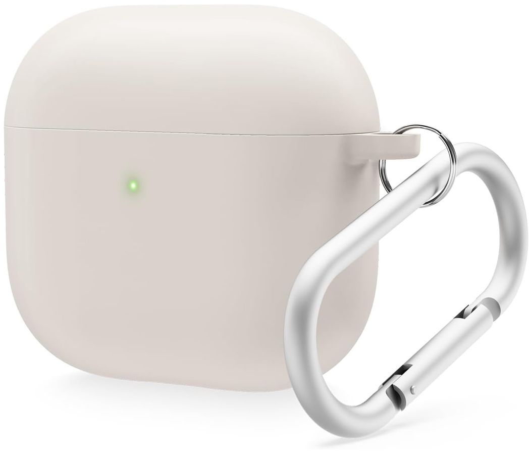 

Чехол Elago Liquid Hang для AirPods 4, бежевый, Чехол Liquid Hang для AirPods 4, бежевый