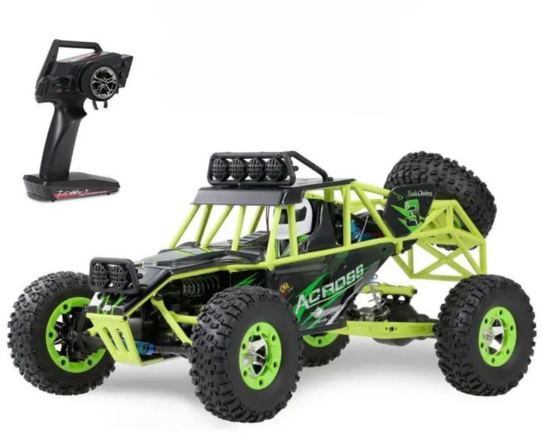 Машина на радиоуправлении WLtoys 12428 C, масштаб 1:12, зеленый