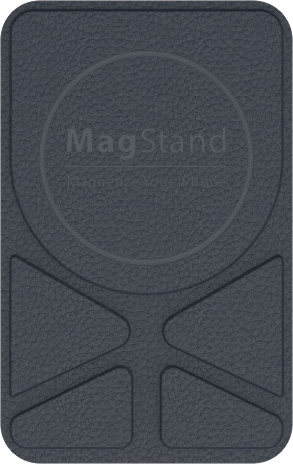 Магнитное крепление-подставка MagStand для MagSafe, кожа, синий