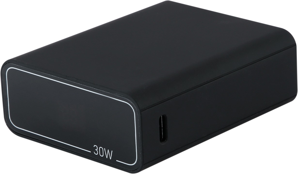 Аккумулятор moonfish PD, QC, 30 Вт, 10000mAh, soft-touch, черный Фото-4