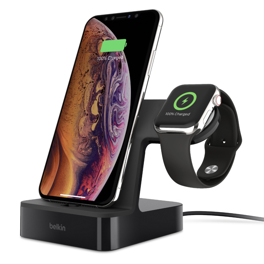 Док-станция для iPhone и Apple Watch (F8J237vfBLK), черный