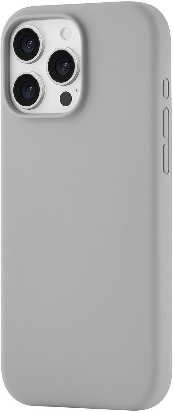 

Чехол moonfish MagSafe для iPhone 16 Pro Max, силикон, soft-touch, серый, Чехол MagSafe для iPhone 16 Pro Max, силикон, soft-touch, серый