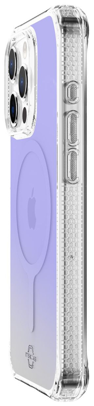 Чехол Itskins HYBRID R IRIDESCENT MagSafe для iPhone 15 Pro, фиолетовый AP5X-HMAUM-BUPE - фото 4