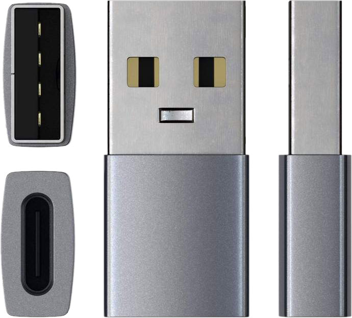 Адаптер Satechi USB-A / USB-C, «серый космос» Фото-4