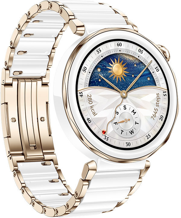 Смарт-часы HUAWEI Watch GT 5 Pro, 42 мм, Белая керамика Фото-3