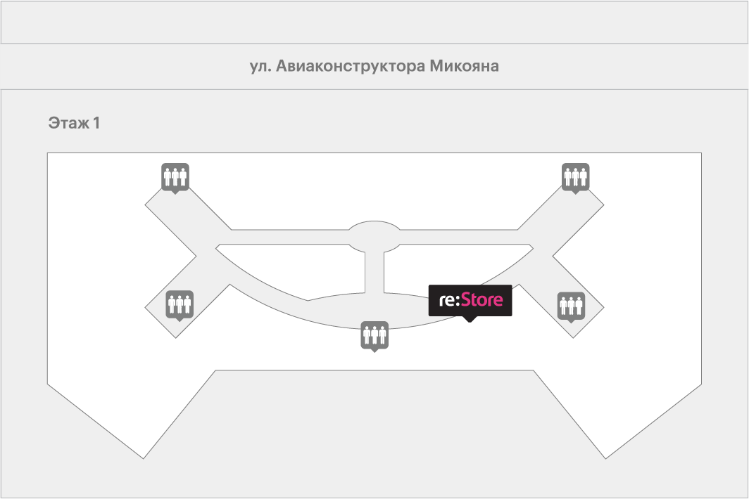 Карта магазинов в авиапарке в москве