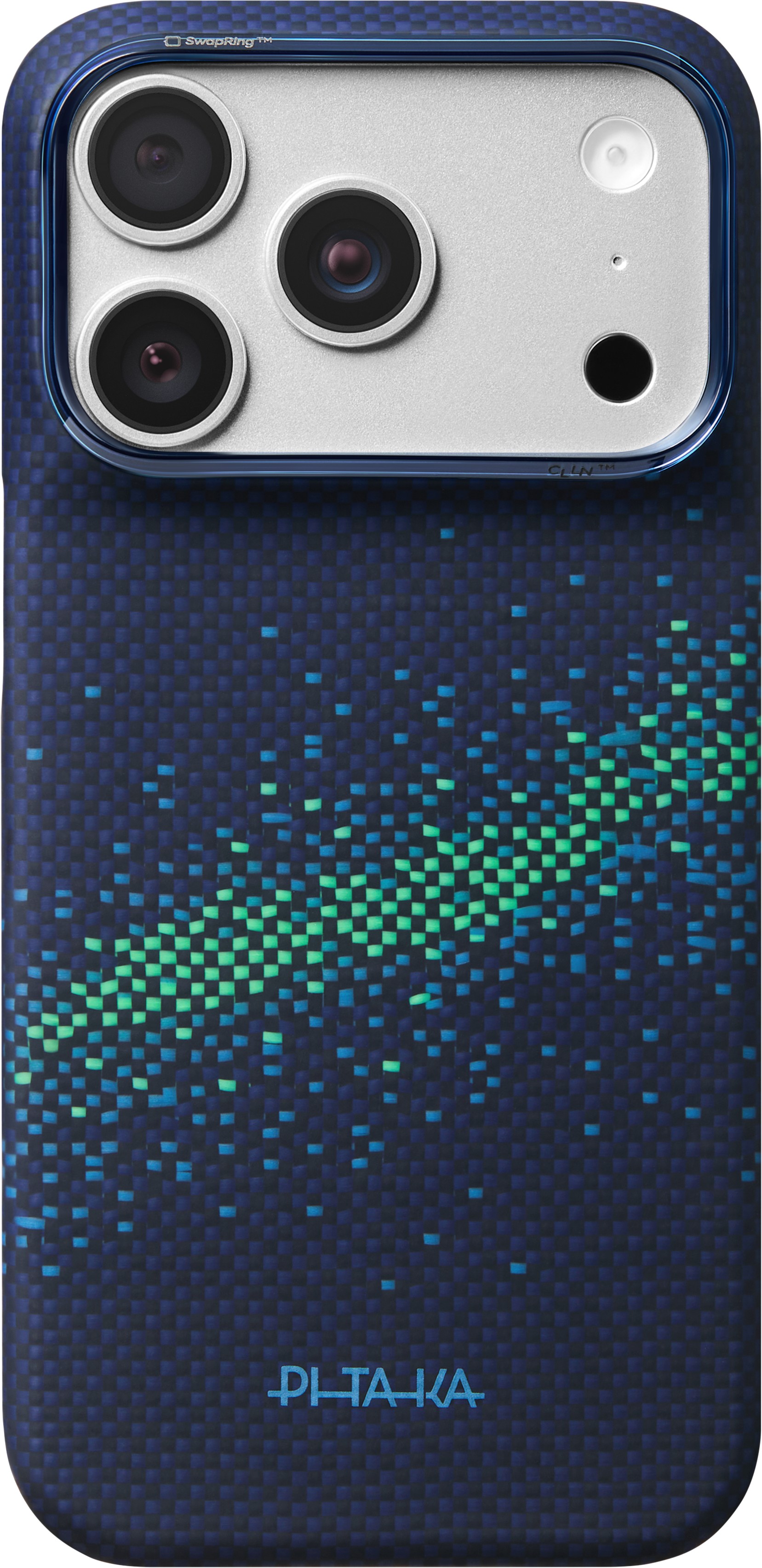 Чехол Pitaka Edge Case Milky Way Galaxy 2.0 для iPhone 18 Pro, синий