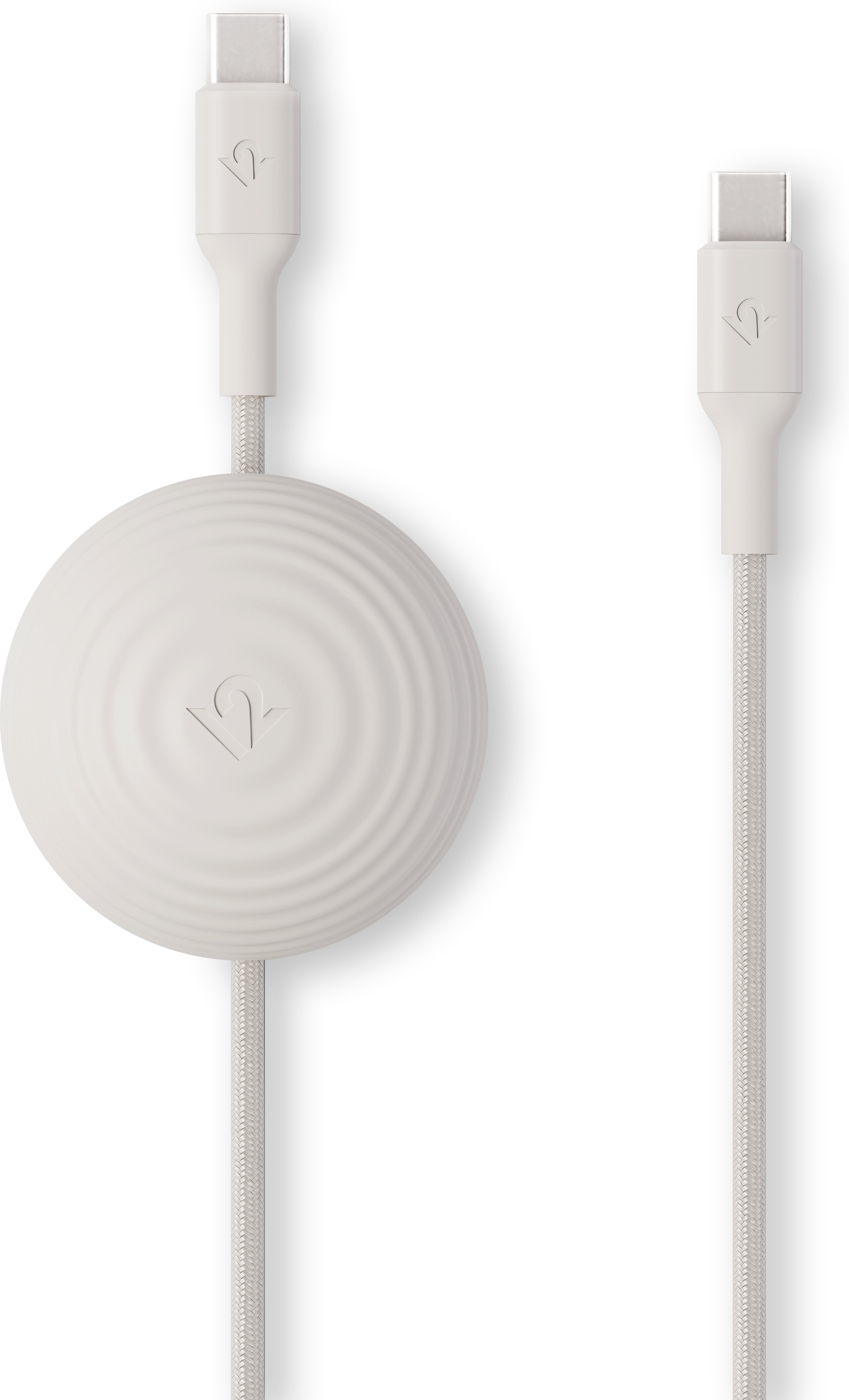 Кабель Twelve South CableStay USB-C - USB-C, 1,5м, песочный
